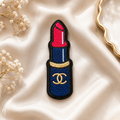 Luxe Lipstick Embroidered Patch